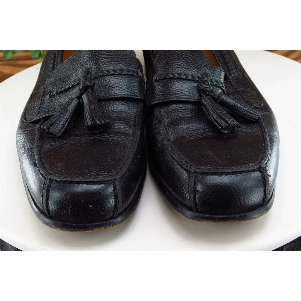 Sandro Moscoloni Shoes Sz 11.5‎ M Black Loafer Leather Men